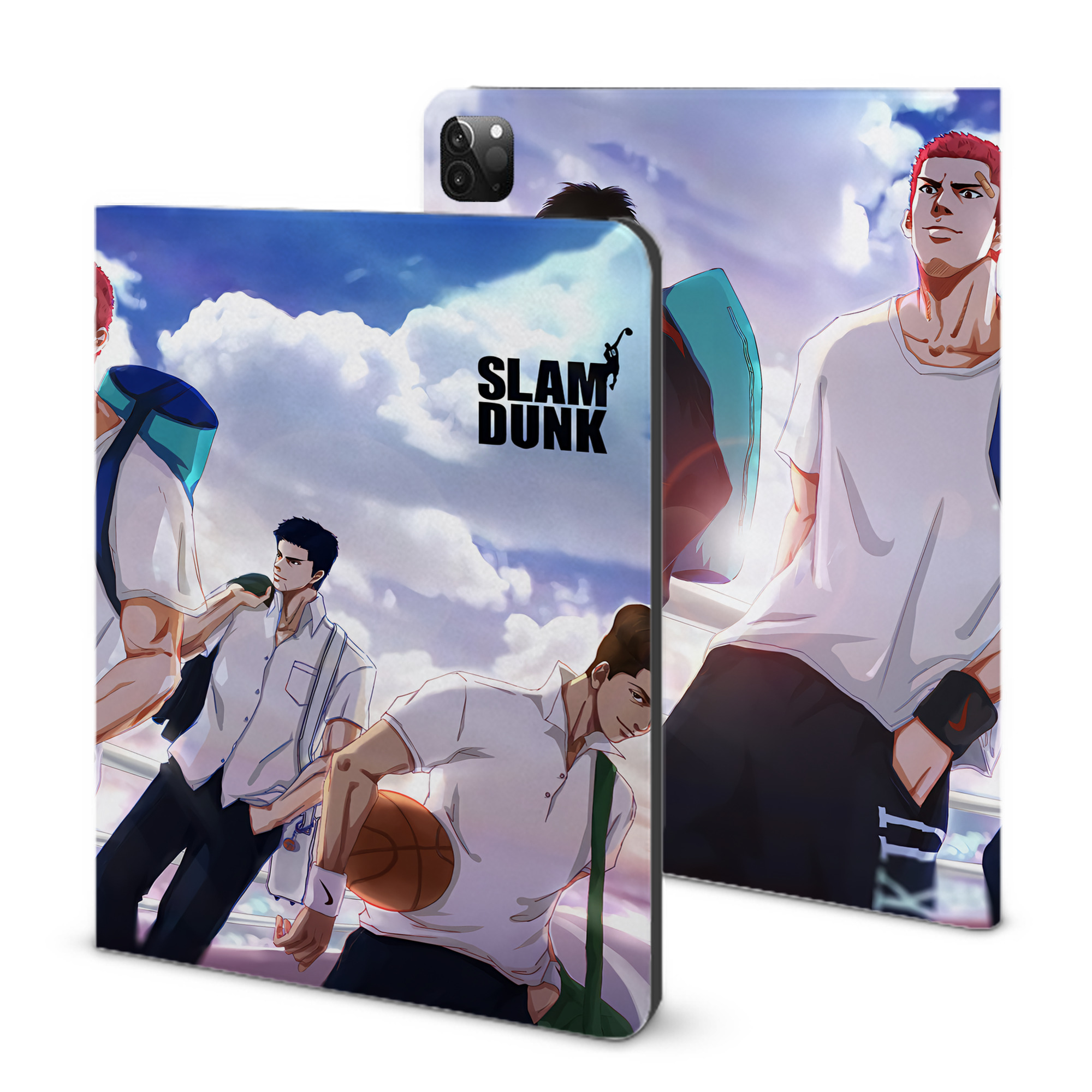 （画像用） SLAM DUNK／スラムダンク IPadケース ペンホルダー付き ブックスタイルデザイン